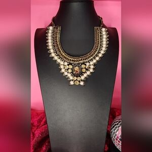 Black & Gold Statement Necklace